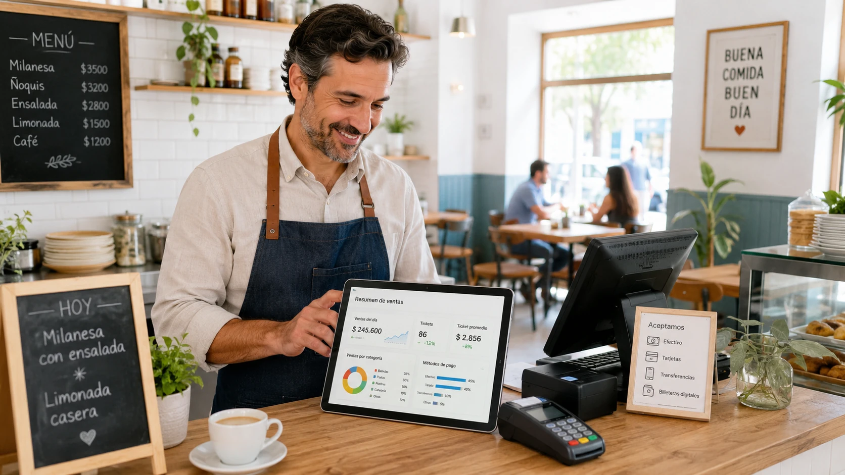 Cómo ordenar caja y ventas en un restaurante